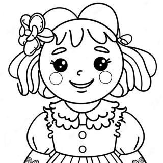 Raggedy Ann Kleurplaat 33273-58829