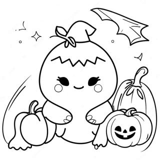 Halloween Squishmallow Kleurplaten