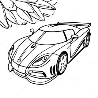 Koenigsegg Kleurplaten