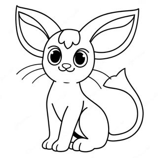 Espeon Kleurplaten