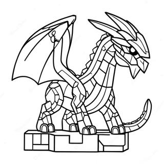 Minecraft Ender Dragon Kleurplaat 33863-26765