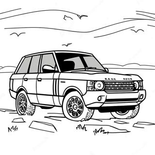 Range Rover Kleurplaat 34003-26880