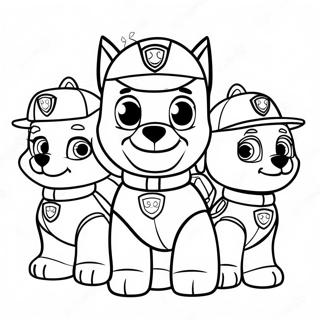 Halloween Paw Patrol Kleurplaten