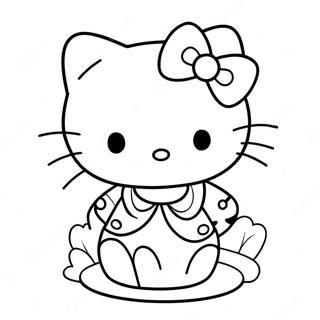 Hello Kitty Kleurplaat 34753-27487