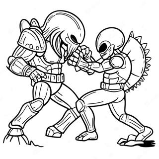 Alien Vs Predator Kleurplaten