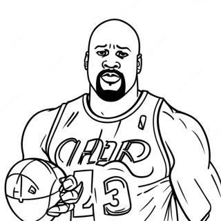 Shaq Kleurplaten