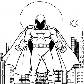 Moon Knight Kleurplaat 35483-28073