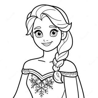 Frozen Disney Prinses Kleurplaat 3560-2865