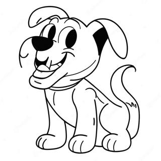 Eng Cartoon Hond Kleurplaten