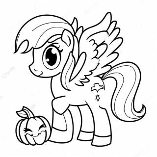 Mijn Kleine Pony Halloween Kleurplaat 36343-28741