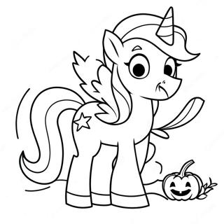 Mijn Kleine Pony Halloween Kleurplaat 36343-28742