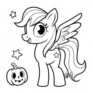 Mijn Kleine Pony Halloween Kleurplaat 36343-28743