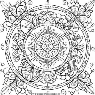 Genezing Mandala Kleurplaat 36583-28945