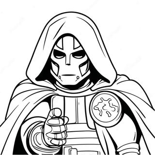 Dr Doom Kleurplaten