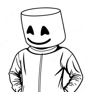 Marshmello Personage Kleurplaat 36863-29149