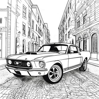 Mustang Gt Mustang Kleurplaten