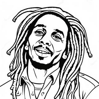 Bob Marley Kleurplaten