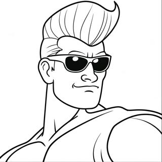 Johnny Bravo Kleurplaat 37303-29491