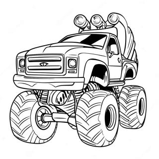 Max D Monster Truck Kleurplaat 38464-30423