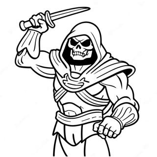 Skeletor Kleurplaten