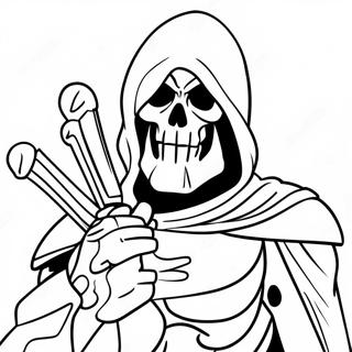 Skeletor Kleurplaat 38803-30687