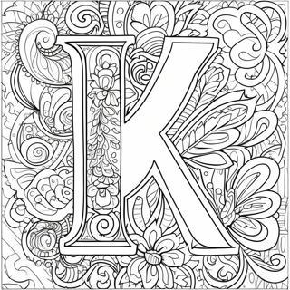 Letter K Kleurplaat 3970-3157