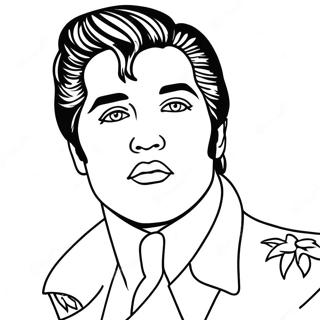 Elvis Kleurplaten