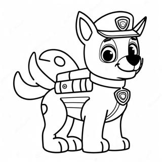 Paw Patrol Tracker Kleurplaat 40323-31864