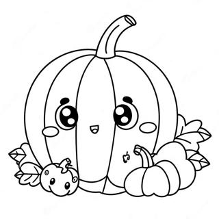 Kawaii Halloween Kleurplaten