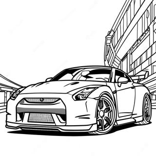 Gtr R35 Kleurplaten