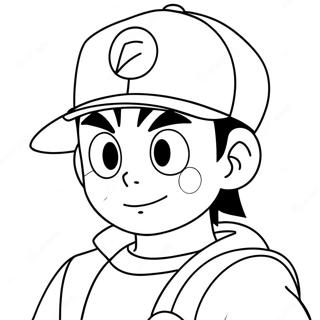 Ash Ketchum Kleurplaat 41293-32615