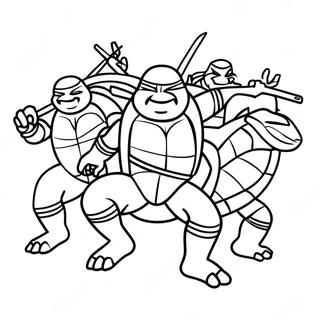 Ninja Turtles Kleurplaat 41413-32721