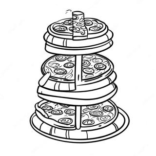 Pizza Tower Kleurplaat 41723-32976