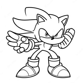 Sonic Prime Negen Kleurplaat 43493-34379