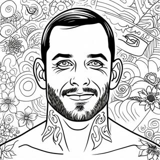 Cm Punk Kleurplaten