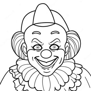 Grappige It Clown Kleurplaat 44584-35247