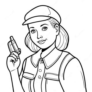 Nancy Drew Kleurplaten