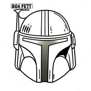 Boba Fett Helm Kleurplaten