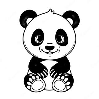 Baby Panda Kleurplaat 45363-35849