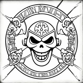 Iron Maiden Logo Kleurplaat 45483-35949