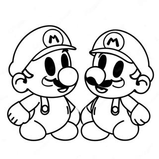 Cappy En Mario Avontuur Kleurplaat 4551-3634