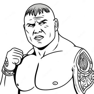 Brock Lesnar Kleurplaten