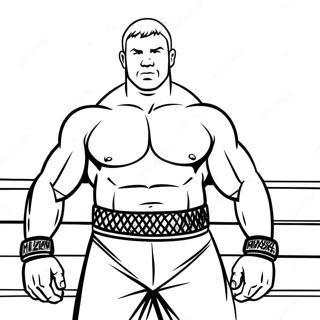 Brock Lesnar Kleurplaten