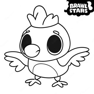 Brawl Stars Crow Kleurplaat 45833-36225