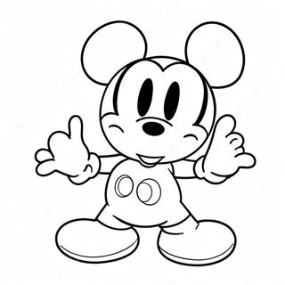 Mickey Mouse Korte Broeken Kleurplaten