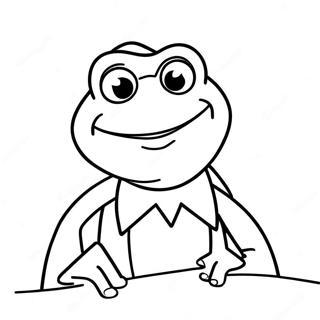 Kermit De Kikker Kleurplaat 46313-36601