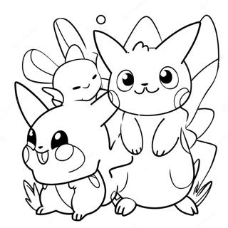 Schattige Pokemon Personages Kleurplaat 46494-36749