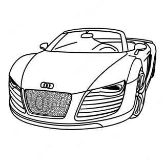 Audi R8 Kleurplaten