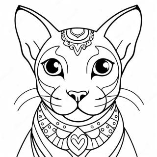 Sphynx Kat Kleurplaten