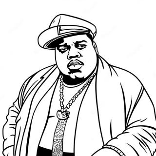 Biggie Smalls Kleurplaat 47383-37469